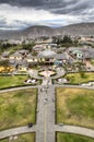 The equator at Mitad del Mundo Royalty Free Stock Photo