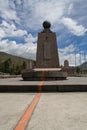 Equator monument Royalty Free Stock Photo