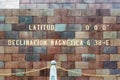 Equator Monument Latitude Royalty Free Stock Photo