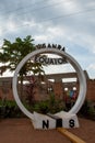 Equator sign in Uganda Africa Royalty Free Stock Photo