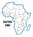 Equatorial Guinea Africa Map