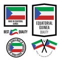 Equatorial Guinea quality label set for goods