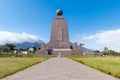 Equatorial Line Monument, Quito, Ecuador Royalty Free Stock Photo