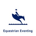 Equestrian Eventing pictogram, new sport icon