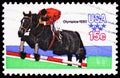 Equestrian - Horse Eqquus ferus caballus, Summer Olympic Games 1980 - Moscow serie, circa 1979