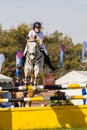 Equestrian Horse Girl Jump Vertical