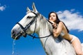 Equestrian on horseback