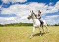 Equestrian on horseback