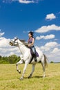 Equestrian on horseback