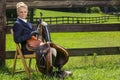 Equestrian Model Royalty Free Stock Photo