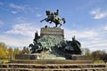 Equestrian monument Royalty Free Stock Photo