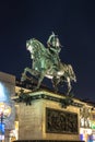 The equestrian monument of Emanuele Filiberto in Turin, Italy