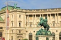 Equestrian monument of Prince Eugene in front of Hofburg Palace, Vienna Wien, Austria Ãâsterreich