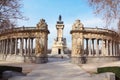 Equestrian monument to Alfonso XII and colonnade