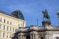 Equestrian monument to Archduke Albrecht Albertina Vienna