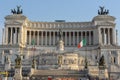 Equestrian monument to Victor Emmanuel II near Vittoriano in Rome, Italy Royalty Free Stock Photo