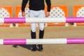 Equestrian Rider Walking Pacing Poles