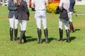 Equestrian Show Jumping Riders Boots Royalty Free Stock Photo