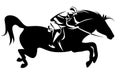 Equestrian sport vector