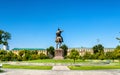 Equestrian statue of Amir Timur in Tashkent - Uzbekistan