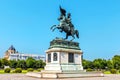 Equestrian statue Archduke Charles in Vienna, Austria