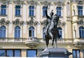 Equestrian Statue of Ban Jelacic at Zagreb City Centre Capital Croatia