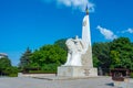 Equestrian Statue of Bogdan I in Radauti, Romania