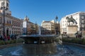 Equestrian Statue of Carlos III at Puerta del Sol in Madrid, Spain Royalty Free Stock Photo