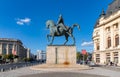 Equestrian Statue of Carol I Royalty Free Stock Photo