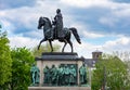 Equestrian statue in Cologne Royalty Free Stock Photo