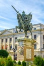 Statue of El Cid in Burgos, Spain Royalty Free Stock Photo