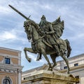 Statue of El Cid in Burgos, Spain Royalty Free Stock Photo