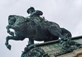 Emperor Franz Joseph II Statue Vienna Austria Royalty Free Stock Photo