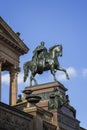 Equestrian statue at the Alte Nationalgalerie in Berlin