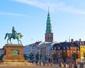 Equestrian statue of Frederik VII, Copenhagen, Denmark.