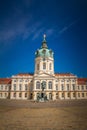 Germany; Berln; , Equestrian statue of Friedrich Wilhelm I - Elector Of Brandenburg in front of Charlottenburg castle