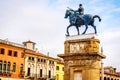 Equestrian statue of Gattamelata in Padua Donatello - Italy