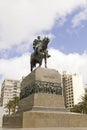 Equestrian statue of General Artigas in Montevideo, Uruguay Royalty Free Stock Photo