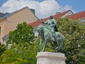 Statue of JÃ¡nos Hunyadi in Pecs