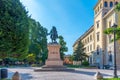 Equestrian statue of Giuseppe Garibaldi in Verona, Italy Royalty Free Stock Photo
