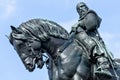 Equestrian statue of Jan Zizka near Vitkov memorial Royalty Free Stock Photo