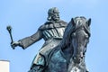 Equestrian statue of Jan Zizka near Vitkov memorial Royalty Free Stock Photo