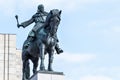 Equestrian statue of Jan Zizka near Vitkov memorial