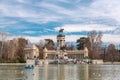 Equestrian statue of King Alfonso XII inside the Retiro Park in Madrid, Spain Royalty Free Stock Photo