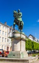 Equestrian Statue of King Christian X Royalty Free Stock Photo