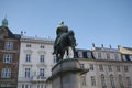 Equestrian Statue of King Christian X Royalty Free Stock Photo