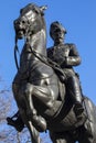 King Edward VII Statue on Pall Mall in London, UK