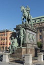 Equestrian statue of King Gustav II Adolf Stockholm