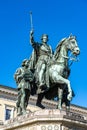 Equestrian statue of Ludwig I of Bavaria at Odeonsplatz, Munich, Germany