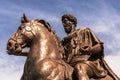 Equestrian Statue of Marcus Aurelius Royalty Free Stock Photo